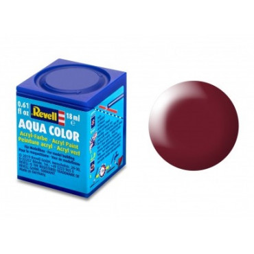 TINTA ACRÍLICA AQUA COLOR SOLÚVEL EM ÁGUA VERMELHO PÚRPURA SEDA 18ML 331 REVELL REV 36331